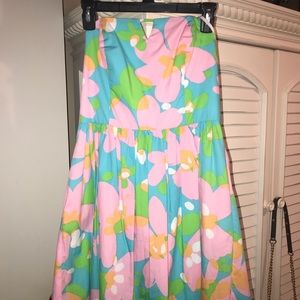Lilly Pulitzer strapless dress